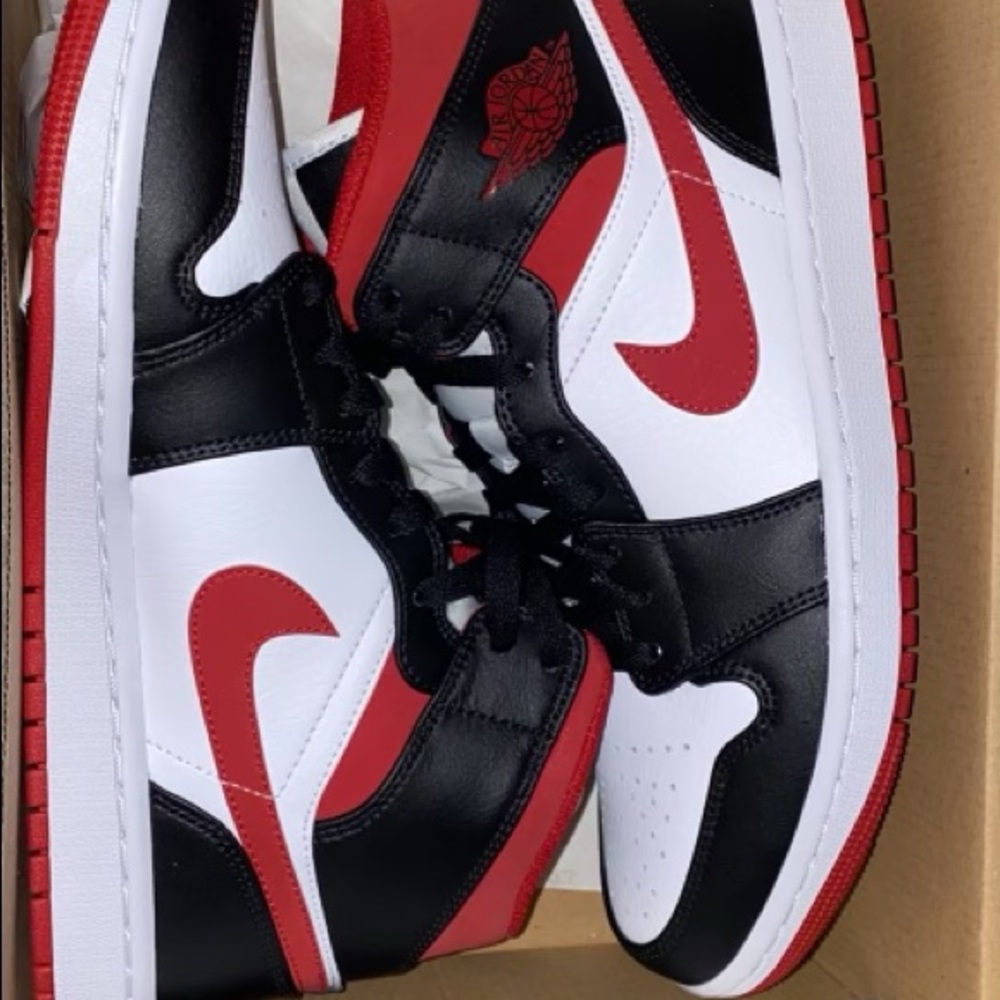 Men’s Size 8 Red and Black Jordans